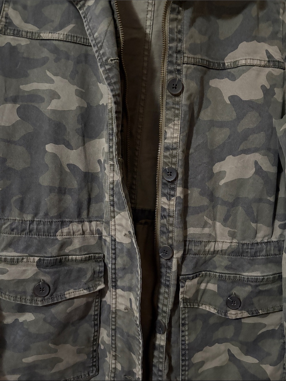 Lucky Brand Olive Camo  Field Jacket - Picture 5 of 12